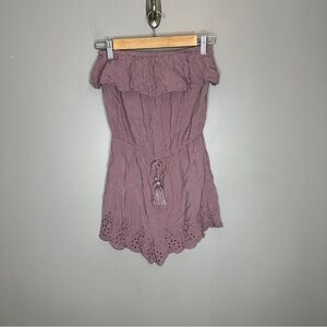 Mossimo Ruffle Strapless romper